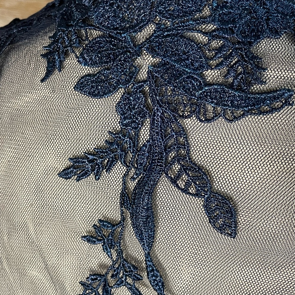 JJs House Navy Blue Lace Bolero - Picture 5 of 6
